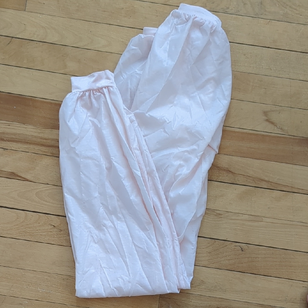 Vintage Pink Trash Bag Pants